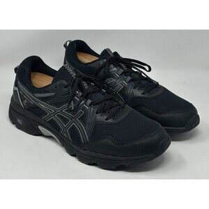Asics Gel Venture 8 Running Shoes Men’s 12.5 Black Lace Up Sneakers Gym EUC